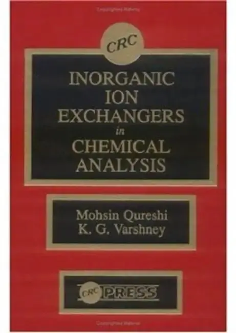 Cover of Inorganic Ion Exchangers in Chemical Analysis