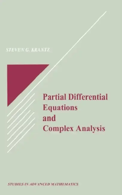 Cover of Partial Differential Equations and Complex Analysis