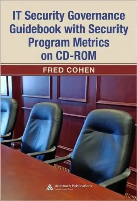 Cover of IT Security Governance Guidebook with Security Program Metrics on CD-ROM