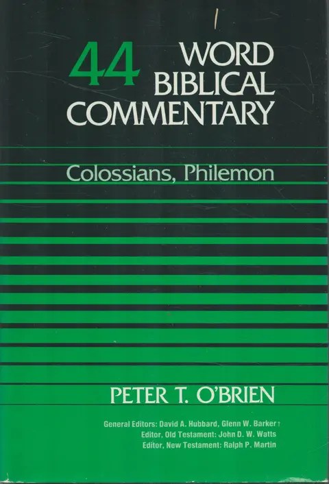 Cover of Colossians, Philemon