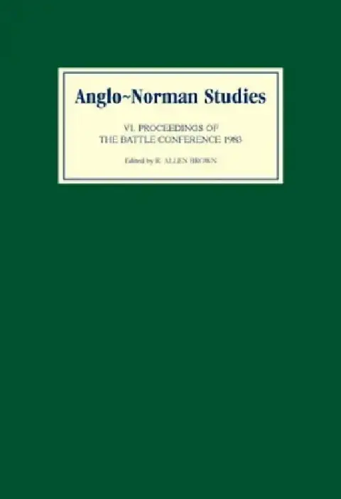 Cover of Anglo-Norman Studies VI