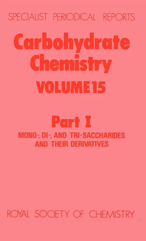 Cover of Carbohydrate Chemistry