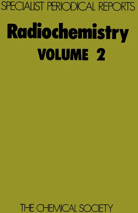 Cover of Radiochemistry
