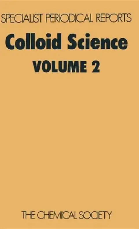 Cover of Colloid Science