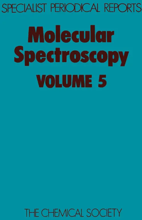 Cover of Molecular Spectroscopy