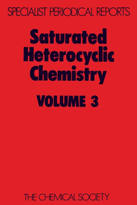 Cover of Saturated Heterocyclic Chemistry