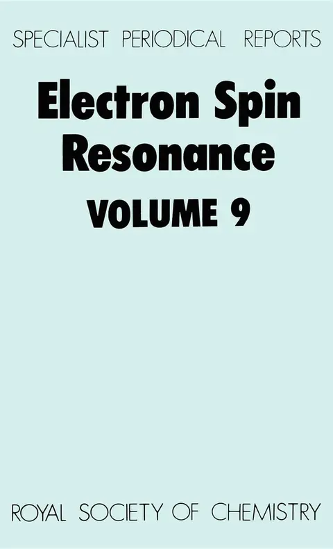 Cover of Electron Spin Resonance