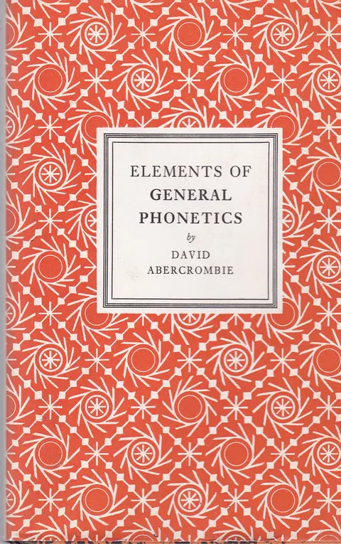 Cover of Elements of General Phonetics