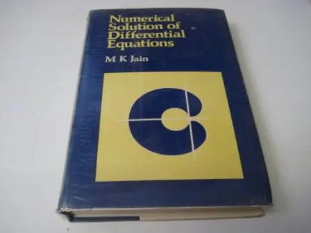 Cover of Jain Numerical Solution of Differential ∗equations∗
