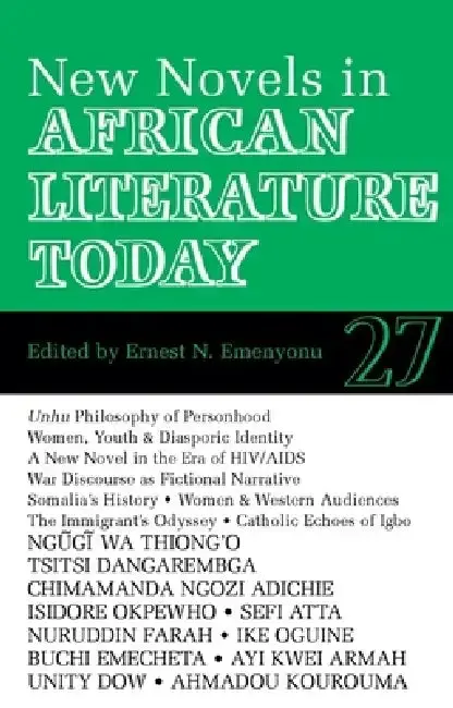 Cover of Alt 27 New Novels in African Literature Today