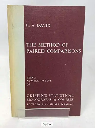 Cover of Method of Paired Comparisons