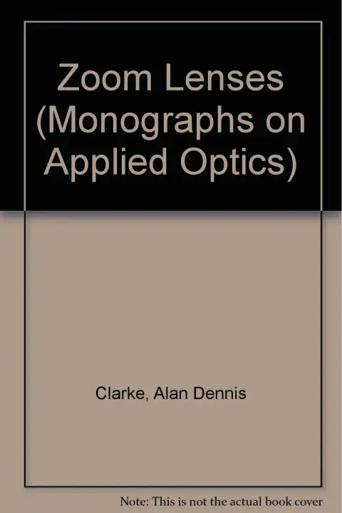 Cover of Zoom Lenses