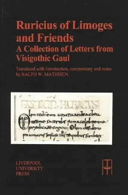 Cover of Ruricius of Limoges and Friends
