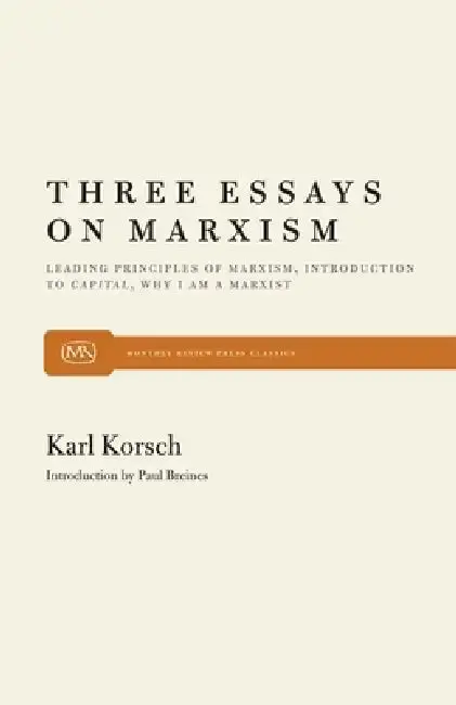 Cover of Three Essays on Marxism