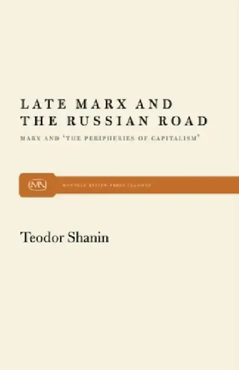 Cover of Late Marx and the Russian Road
