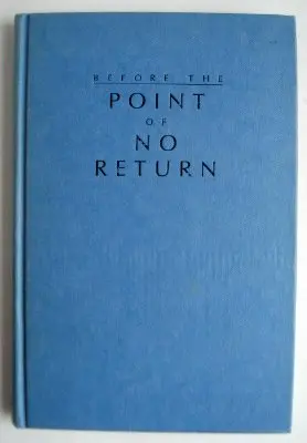 Cover of Before the Point of No Return