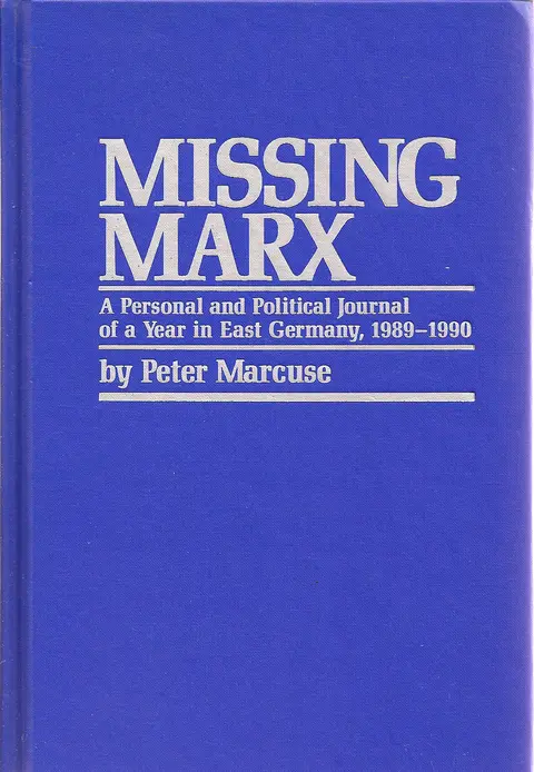 Cover of Missing Marx