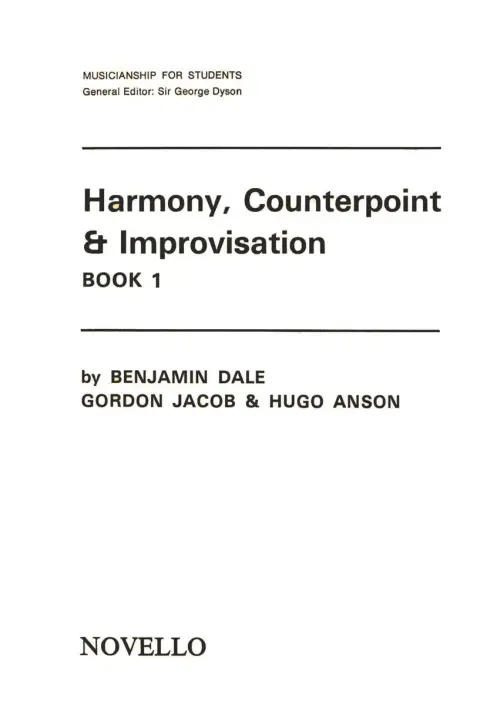 Cover of Harmony, Counterpoint and Improvisation Book 1