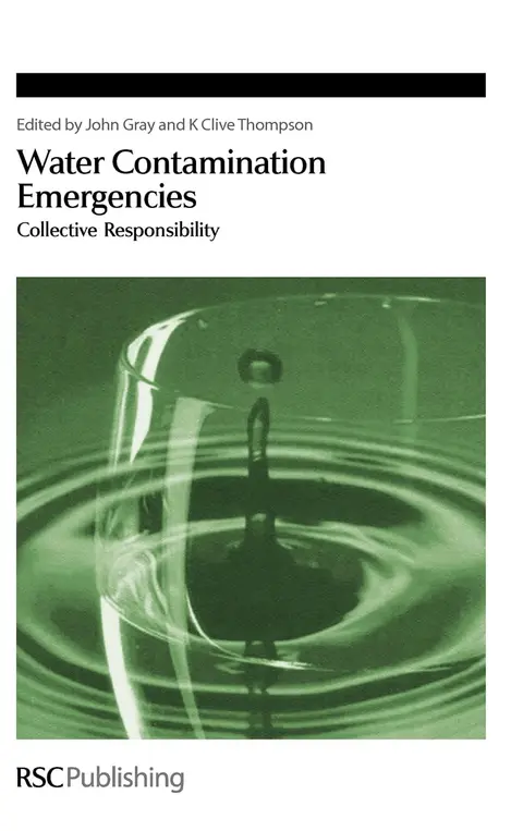 Cover of Water Contamination Emergencies