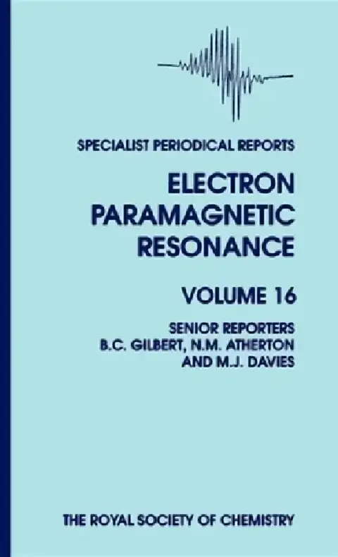Cover of Electron Paramagnetic Resonance