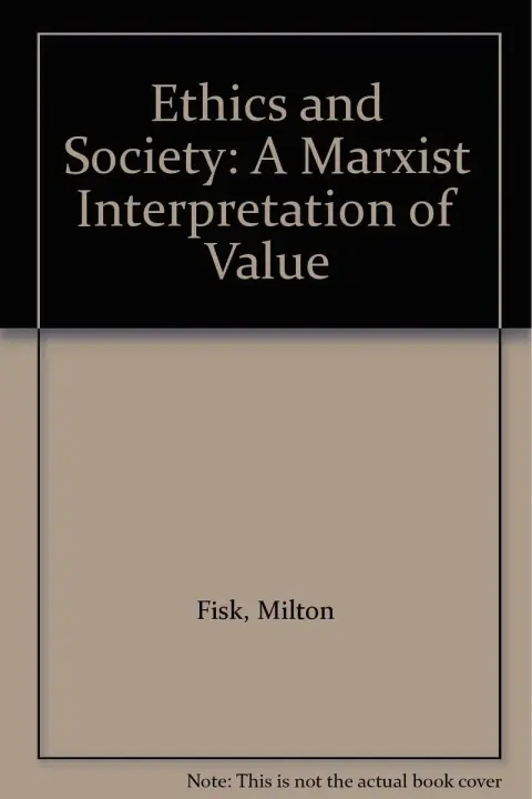 Cover of Ethics and Society