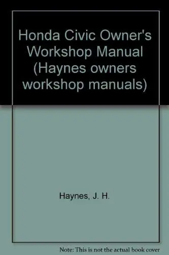 Cover of Honda Civic Owner's Workshop Manual