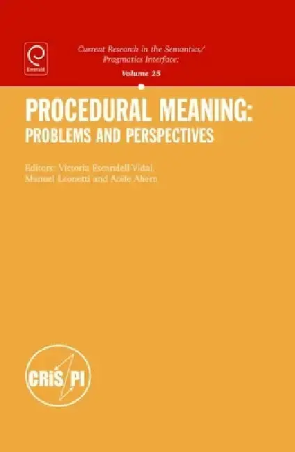 Cover of Procedural Meaning