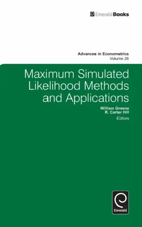 Cover of Maximum Simulated Likelihood Methods and Applications