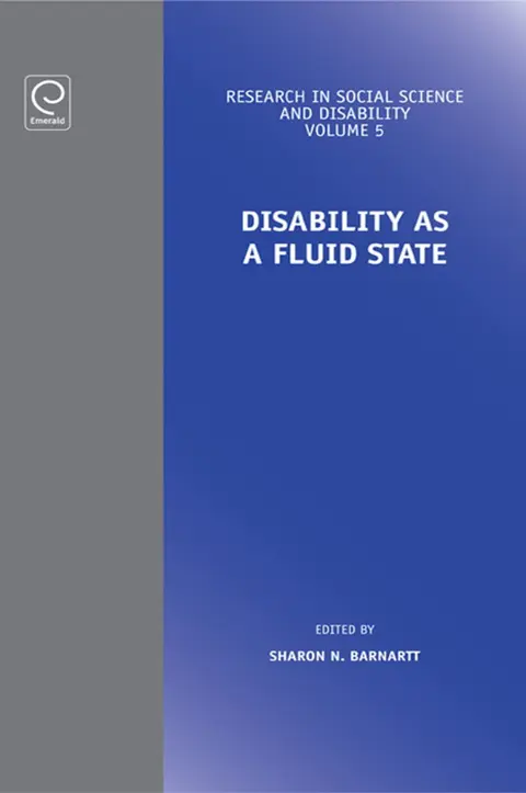 Cover of Disability as a Fluid State