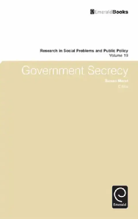 Cover of Government Secrecy
