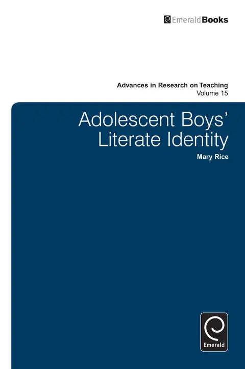 Cover of Adolescent Boy’s Literate Identity