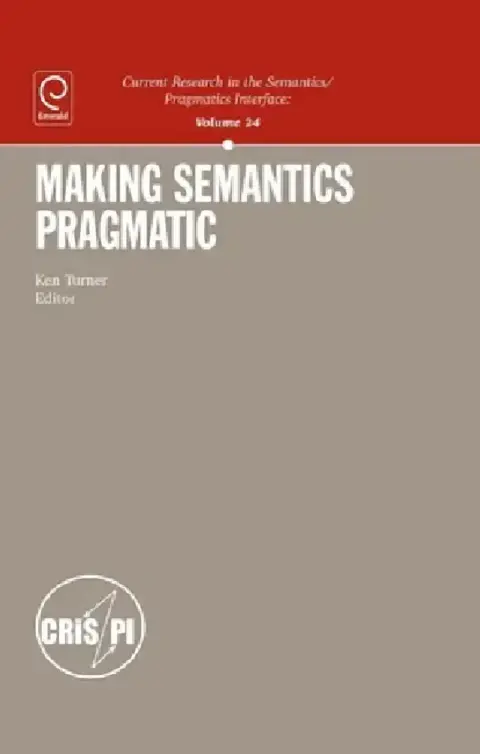 Cover of Making Semantics Pragmatic