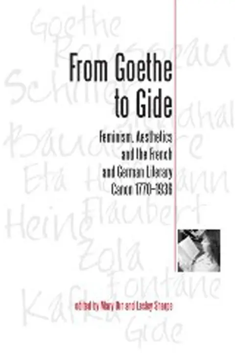 Cover of From Goethe to Gide