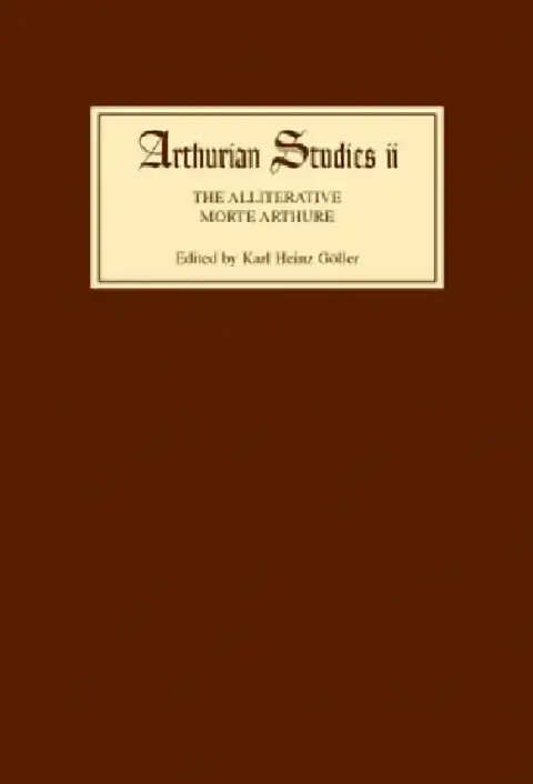 Cover of The Alliterative Morte Arthure