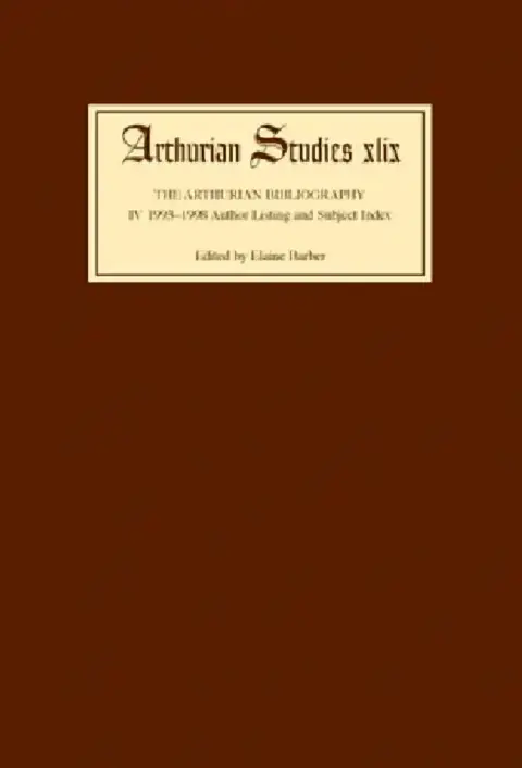 Cover of Arthurian Bibliography IV