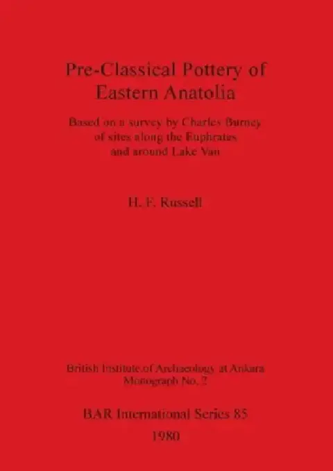 Cover of Pre-Classical Pottery of Eastern Anatolia