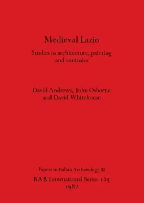 Cover of Medieval Lazio