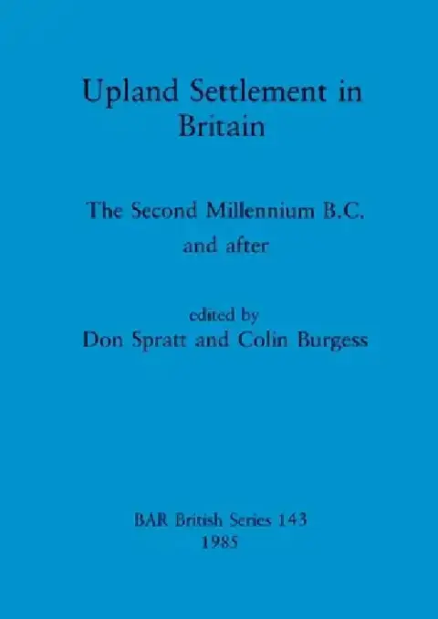 Cover of Upland Settlement in Britain