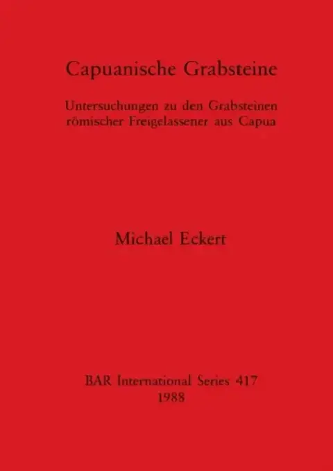Cover of Capuanische Grabsteine