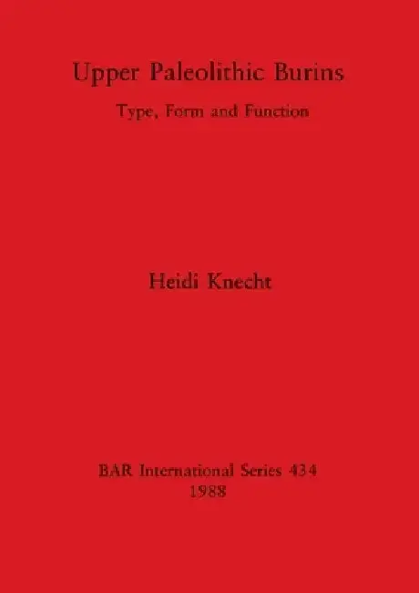 Cover of Upper Paleolithic Burins