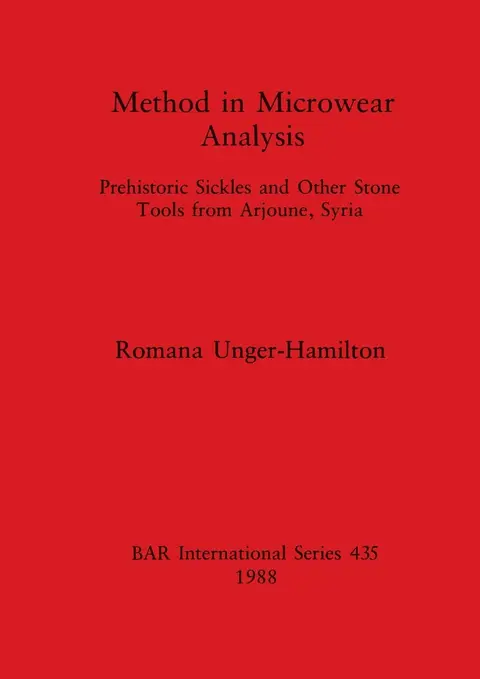 Cover of Method in Microwear Analysis