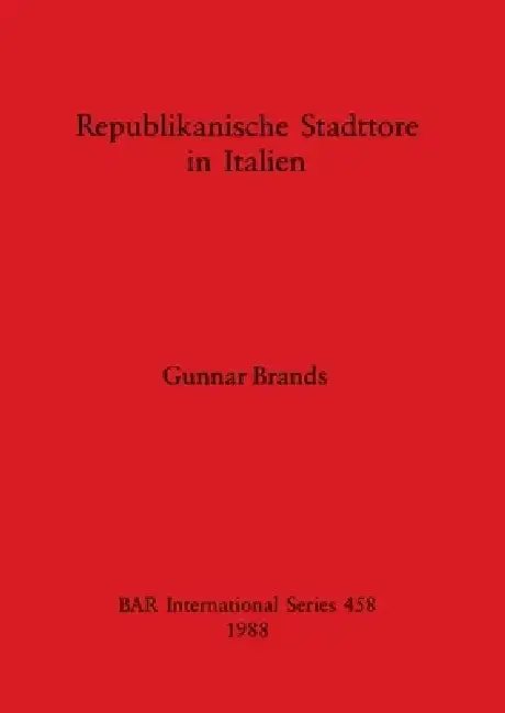 Cover of Republikanische Stadttore in Italien