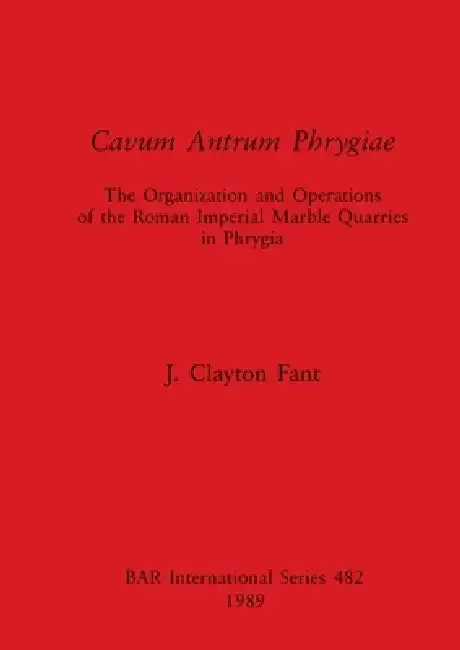 Cover of Cavum Antrum Phrygiae