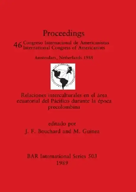 Cover of Relaciones interculturales en el área ecuatorial del Pácifico durante la época precolombina