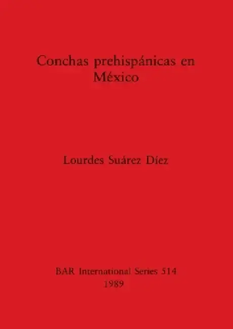 Cover of Conchas prehispánicas en México