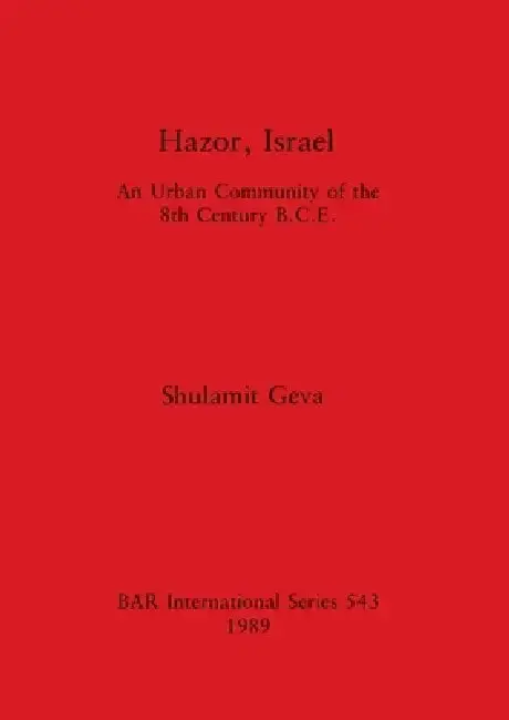Cover of Hazor, Israel