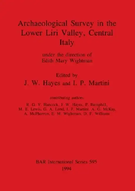 Cover of Archaeological Survey in the Lower Liri Valley, Central Italy
