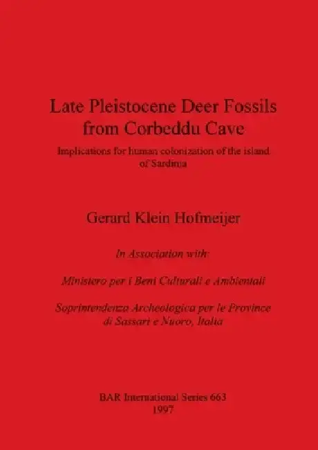 Cover of Late Pleistocene Deer Fossils from Corbeddu Cave