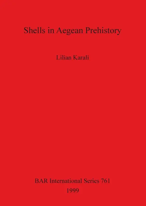 Cover of Shells in Aegean Prehistory