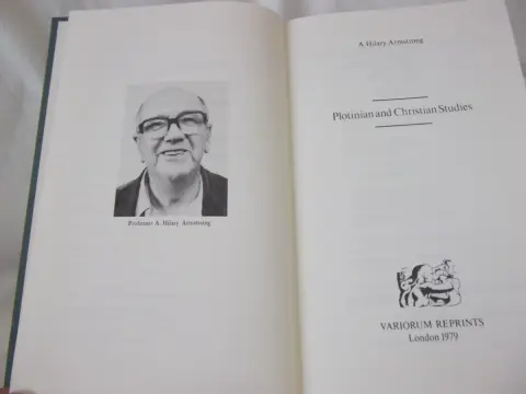 Cover of Plotinian and Christian Studies